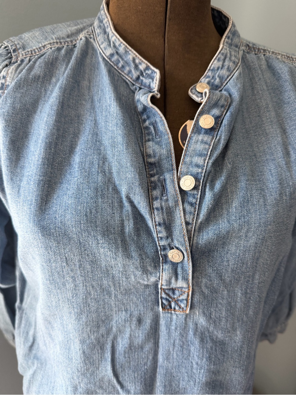 GAP Denim Light Blue Shirt Jacket